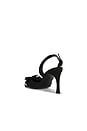 view 4 of 5 PANTUNFLA SLINGBACK HIGH HEEL FLOWER in Black