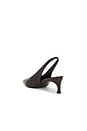 view 3 of 5 Slingback Pump in Chocolate Brown