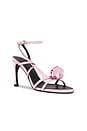 view 2 of 5 Satin Sandal in Begonia Pink