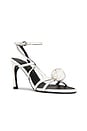 view 2 of 5 Satin Sandal in Bright White