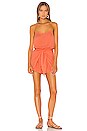 view 1 of 3 Louise Romper in Hot Coral