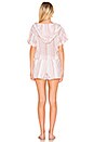 view 3 of 3 Roman Romper in Peach Stripe