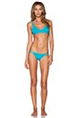 view 4 of 4 Vine Bikini Bottom in Lagoon