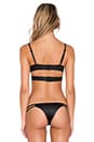 view 3 of 4 Jessi Bikini Top in Liquid Black