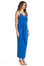 view 2 of 4 Knot Front Maxi Dress in Periwinkle