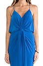 view 4 of 4 Knot Front Maxi Dress in Periwinkle