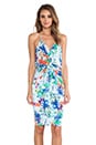 view 1 of 5 ROBE AVEC NŒUD DEVANT in Blue Floral