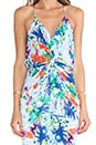 view 5 of 5 ROBE AVEC NŒUD DEVANT in Blue Floral