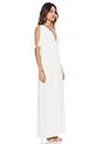 view 2 of 3 Open Shoulder Maxi Dress in White