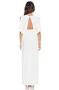 view 3 of 3 Open Shoulder Maxi Dress in White