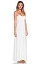 view 3 of 4 Convertible Maxi Dress in White