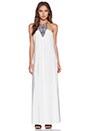 view 1 of 4 Tribal Halter Maxi Dress in White