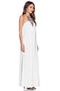 view 2 of 4 Tribal Halter Maxi Dress in White