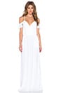 view 1 of 3 Cold Shoulder Maxi Dress in White