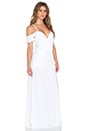 view 2 of 3 Cold Shoulder Maxi Dress in White