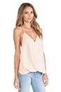 view 2 of 4 Cross Front Tank in Blush