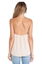 view 3 of 4 Cross Front Tank in Blush