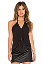 view 1 of 3 CAMISETA DE TIRANTES HALTER ESCOTE ESPALDA in Jet Black