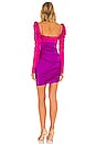 view 3 of 4 Silk Twist Dress in Pink & Purple