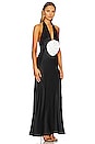 view 3 of 4 Grayson Gown in Black & White