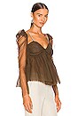 view 2 of 5 Jules Top in Espresso