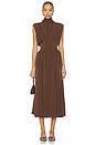 view 1 of 3 VESTIDO ELIANA in Dark Brown