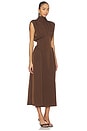 view 2 of 3 VESTIDO ELIANA in Dark Brown