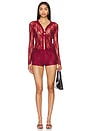 view 4 of 4 x REVOLVE Paloma Shorts in Wine Red