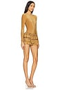 view 2 of 4 Perfetta Romper in Brown