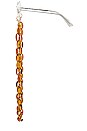 view 3 of 3 Super Size Eyewear Chain in Crystal Amber