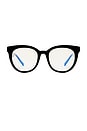 view 1 of 2 Tongue Teaching Optical Eyeglasses in Black