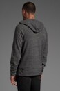 view 4 of 6 French Terry Zip Up Hoodie in Charcoal
