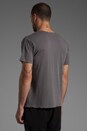 view 3 of 4 Pigment Dyed Tee in Slate
