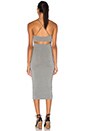 view 4 of 4 Strappy Cami Tank Dress in Heather Grey