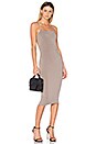 view 2 of 4 Cross Back Tank Dress in Taupe