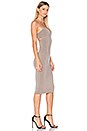view 3 of 4 Cross Back Tank Dress in Taupe