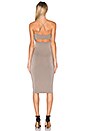 view 4 of 4 Cross Back Tank Dress in Taupe