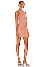 view 2 of 3 Heavy Soft Jersey Fitted Tank Dress in Pink Nude