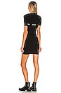 view 3 of 3 Bodycon Short Sleeve Dress in Black