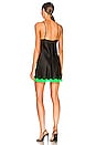 view 3 of 3 VESTIDO in Black & Neon Kelly
