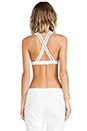 view 3 of 4 Sandwashed Double Knit Criss Cross Back Bra in Fossil