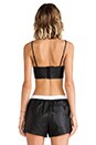 view 3 of 5 BRASSIÈRE EN CUIR in Black