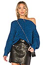 view 1 of 4 PULL in Azure & Black