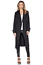 view 1 of 5 Sleek Trench Coat in Black