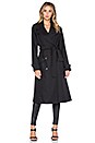 view 2 of 5 Sleek Trench Coat in Black