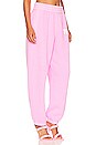 view 2 of 5 Puff Paint Logo Sweatpant in Pink Glo