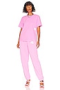 view 5 of 5 Puff Paint Logo Sweatpant in Pink Glo