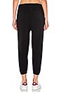 view 3 of 4 Cashwool Drop Crotch Sweatpant in Black