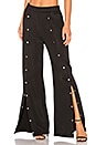 view 1 of 4 Sleek Snap Wide Leg Pant in Black