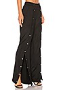 view 2 of 4 Sleek Snap Wide Leg Pant in Black